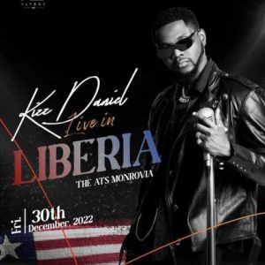 Kizz Daniel Live in Liberia - Buga flyer